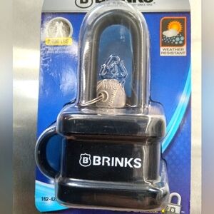 Brinks Black Security Padlock
